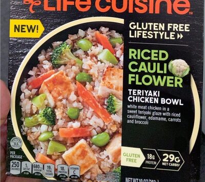 LIFE CUISINE Teriyaki Chicken 10oz. Bowl