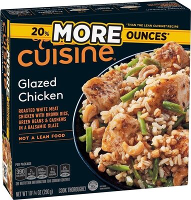 Glazed Chicken White Meat Chicken With Brown Rice, Green Beans & Cashews In A Savory, Glazed Chicken