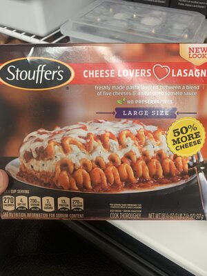 DISCO STOUFFER's Five Cheese Lasagna 18.25oz Box