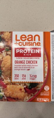 Orange Chicken Breaded White Meat Chicken With Rice & Broccoli In An Orange Sauce Protein Kick, Orange Chicken
