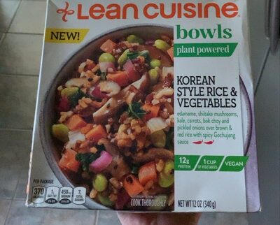 Lean Cuisine Korean Style Rice & Vegetables Bowls, 12 Oz