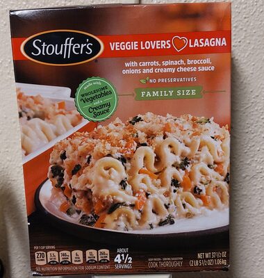 STOUFFER's Family Size Veggie Lovers Lasagna 37.5oz