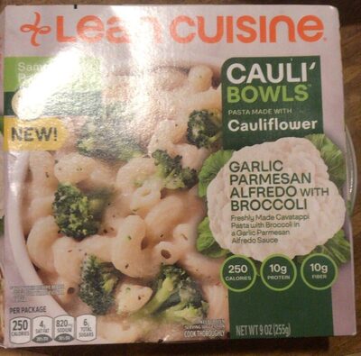 LEAN CUISINE Low Carb Pasta Garlic Parmesan Cavatappi Broccoli 9oz. box