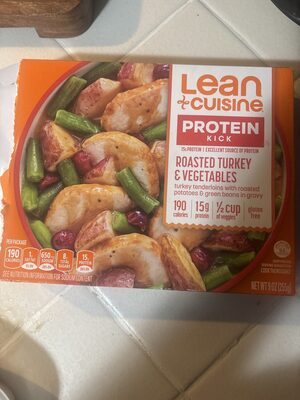 Roasted Turkey & Vegetables Turkey Tenderloins With Roasted Potatoes & Green Beans In Gravy Protein Kick, Roasted Turkey & Vegetables