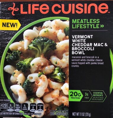 Vermont White Cheddar Mac & Broccoli Bowl