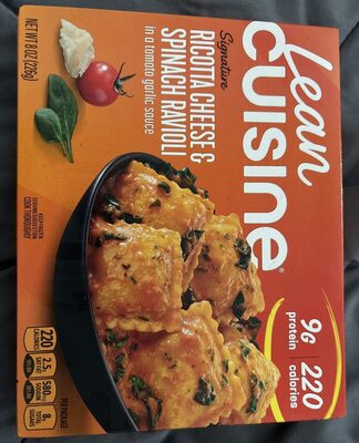Ricotta Cheese & Spinach Ravioli In A Tomato Garlic Sauce Protein Kick, Ricotta Cheese & Spinach Ravioli