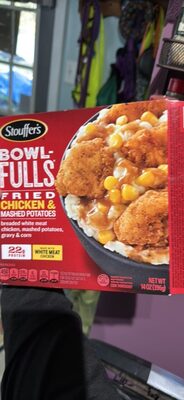 Stouffer's Bowl-Fulls Fried Chicken and Mashed Potato Bowl Frozen Entre 14oz Box