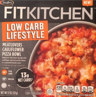 Meatlovers Cauliflower Pizza Bowl Pepperoni And Italian Sausage With Cauliflower And Parmesan Cheese In A Seasoned Tomato Sauce Low Carb Lifestyle, Meatlovers Cauliflower Pizza Bowl