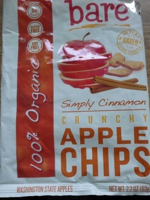 Simply Cinnamon Organic Crunchy Apple Chips, Simply Cinnamon