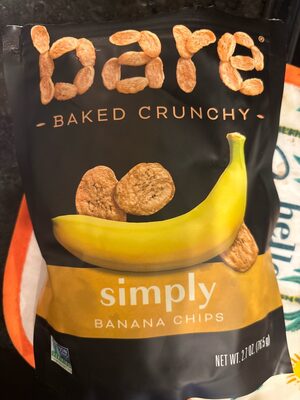 Baked Crunchy Simply Banana Chips, Banana