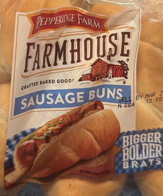 Pepperidge Farm Farmhouse Sausage Buns, 6-Pack Bag