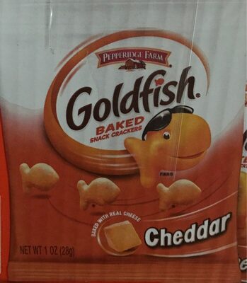 Pepperidge Farm Goldfish Cheddar Crackers, 1 oz. Snack Packs, 45-count Multi-pack Box