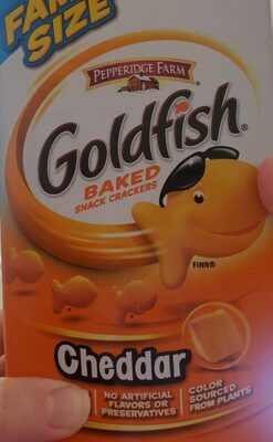 Goldfish Cheddar Crackers, Snack Crackers, 14 Oz Carton