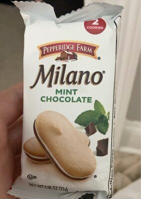 Mint Chocolate Milano Cookies, Mint Chocolate