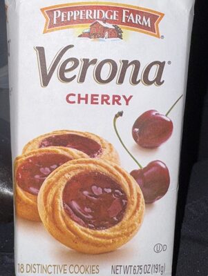 Pepperidge Farm Verona Cherry Thumbprint Cookies, 6.75 Oz Bag
