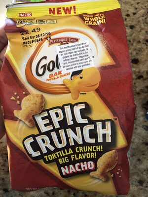 Pepperidge Farm Goldfish Epic Crunch Nacho Crackers, 5.5 oz. Bag
