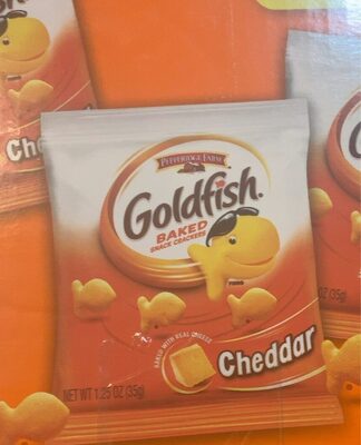 Goldfish Cheddar Cheese Crackers, 1.25 oz On-the-Go Snack Packs, 36 Count Box