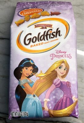 Goldfish Disney Princess Cheddar Crackers, Snack Crackers, 6.6 oz bag