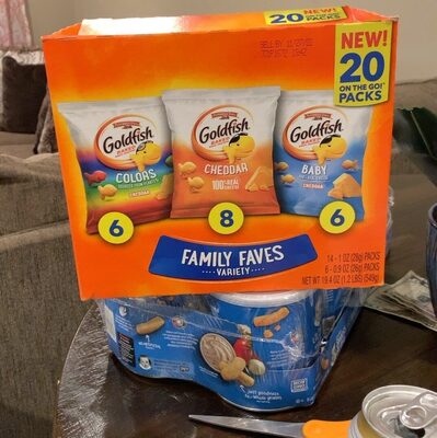Family Faves Variety Baked Snack Crackers, Cheddar