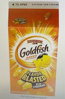 Xtra Cheddar Flavor Blasted Baked Snack Crackers, Xtra Cheddar