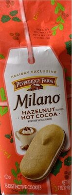 Pepperidge Farm Milano Cookies, Hazelnut Hot Cocoa, 7-oz. Bag
