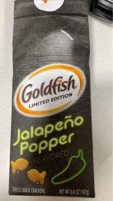 Goldfish Limited Edition Jalapeno Popper Crackers, 6.6 oz. Bag