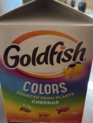 Goldfish Colors Cheddar Cheese Crackers, 27.3 Oz Carton