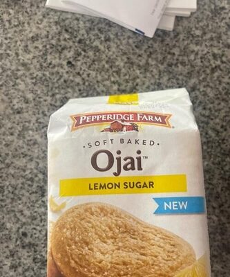 Pepperidge Farm Soft Baked Ojai Lemon Sugar Cookies, 8.6 Oz Bag (8 Cookies)