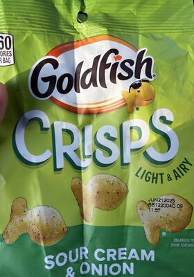Pepperidge Farm Goldfish Sour Cream and Onion, 1.9 Oz Bag