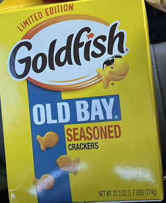 Goldfish Crackers, Limited Edition Old Bay Seasoned Snack Crackers, 27.3 Oz