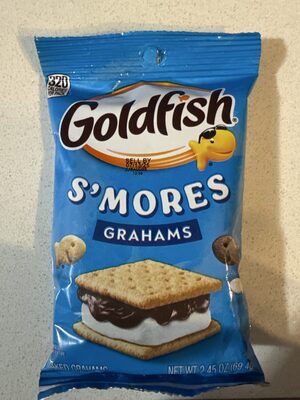 Goldfish Grahams S'mores Baked Grahams Snack Crackers, 2.45 Oz Bag