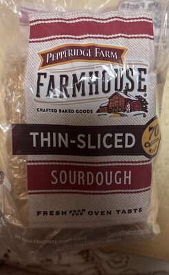 Pepperidge Farm Farmhouse Thin-Sliced Sourdough Bread, 14 Oz Bag