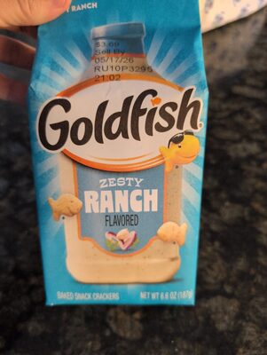 Goldfish Zesty Ranch Flavored Crackers, 6.6 Oz Bag
