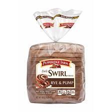 Jewish Rye & Pumpernickel Deli Swirl Bread, Jewish Rye & Pumpernickel