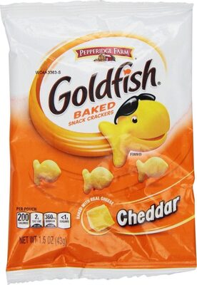 Pepperidge Farm, Goldfish, Baked Snack Crackers, Cheddar, Cheddar