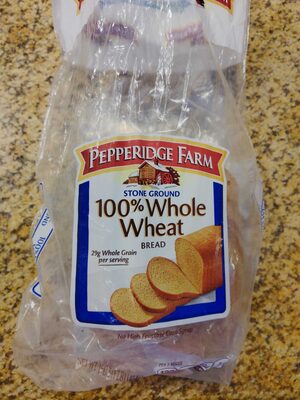Pepperidge Farm Stone Ground 100% Whole Wheat Bread, 16 oz. Loaf