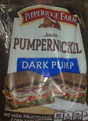 Pepperidge Farm Jewish Pumpernickel Dark Pump Bread, 16 oz. Loaf