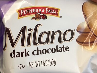 Pepperidge Farm Milano Cookies Foodservice Snack Packs, 1.5 ounce 4-Packs, 60 Individual Packages
