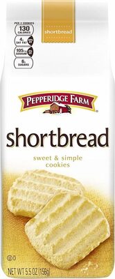 Pepperidge Farm Dublin Shortbread Cookies, 5.5 Oz Bag