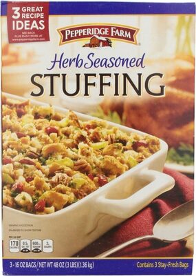 Pepperidge Farm Herb Seasoned Classic Stuffing, 16 oz. Bags, 3-Pack Box