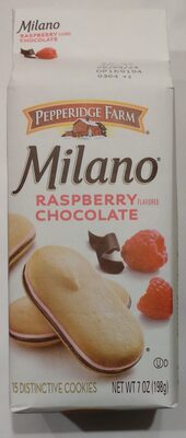 Pepperidge Farm Milano Cookies, Raspberry Chocolate, 7 Oz Bag