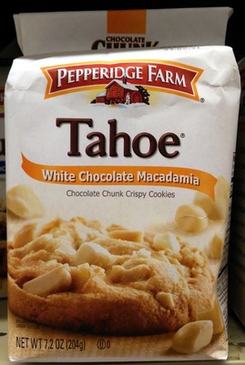 Pepperidge Farm Tahoe Crispy White Chocolate Macadamia Nut Cookies, 7.2 OZ Bag (8 Cookies)