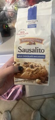 Pepperidge Farm Sausalito Crispy Milk Chocolate Macadamia Nut Cookies, 7.2 OZ Bag (8 Cookies)