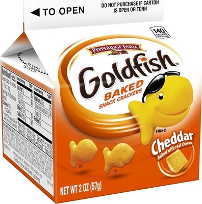 Goldfish Cheddar Cheese Crackers, 2 oz Carton