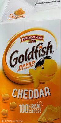 Pepperidge Farm Goldfish Crackers, Cheddar, 31-oz. Carton