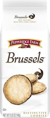 Pepperidge Farm Brussels Dark Chocolate, 15 Lace Cookies, 5.25 oz. Bag