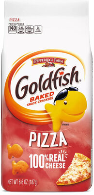 Goldfish Pizza Cheese Crackers, 6.6 Oz Bag