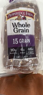 Pepperidge Farm Whole Grain 15 Grain Bread, 24 Oz Loaf