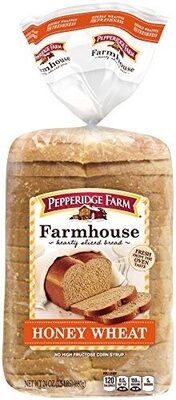Pepperidge Farm Farmhouse Honey Wheat Bread, 24 Oz Loaf