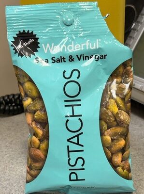 Sea Salt & Vinegar No Shells Pistachios, Sea Salt & Vinegar